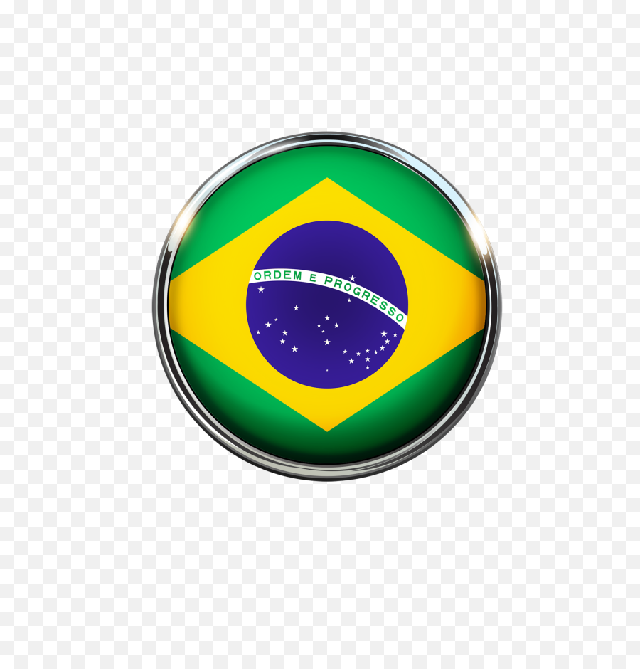 Bandeira Brasil Png 3 Image - Circular Transparent Background Brazil Flag Logo,Bandeira Brasil Png