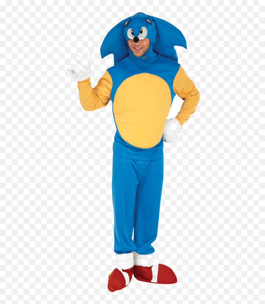 Adult Sonic The Hedgehog Costume - Simply Fancy Dress Mens Sonic The Hedgehog Costume Png,Sonic The Hedgehog Png