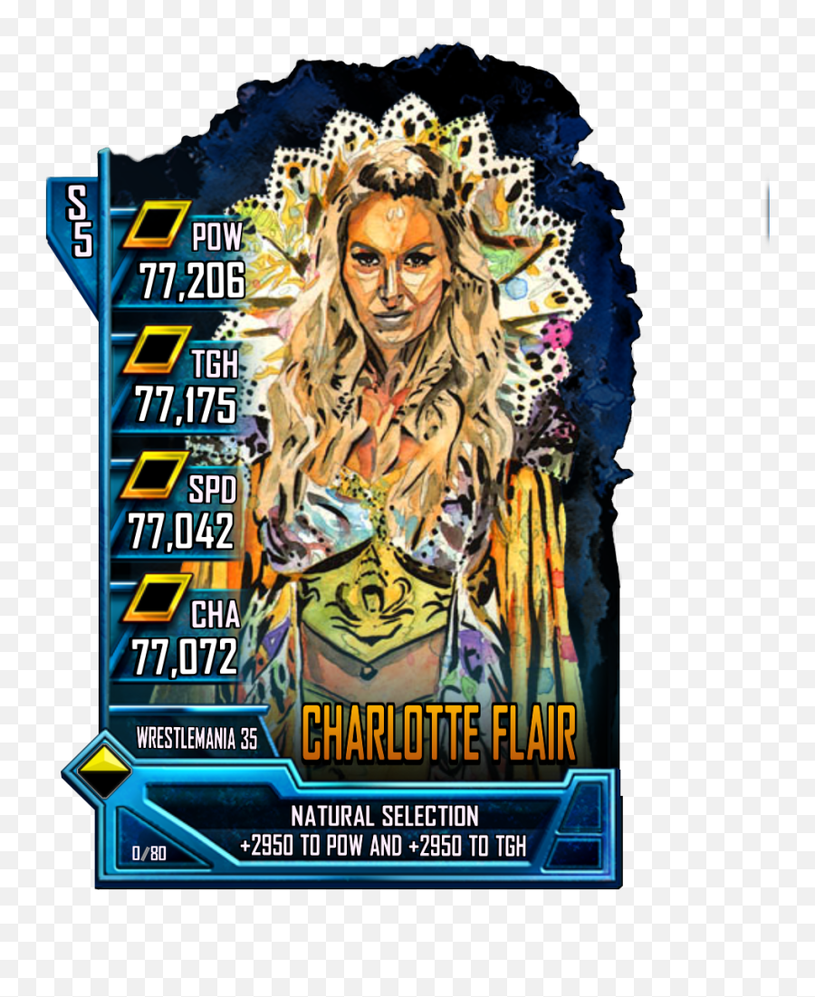 Wwesc S5 Rs Charlotte Flair - Wrestlemania 35 Wwe Supercard Png,Charlotte Flair Png