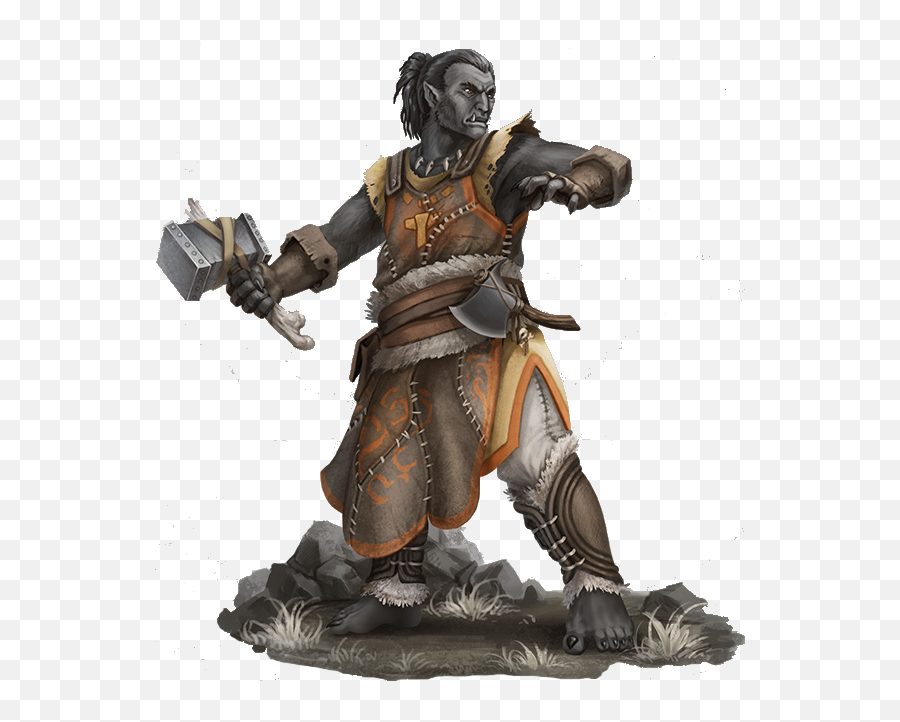 Gregor Portrait - Half Orc Transparent Png,Orc Png