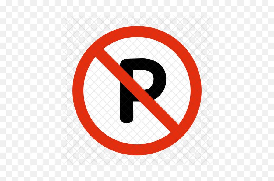Dont Parking Icon Of Flat Style - Number Png,Parking Png