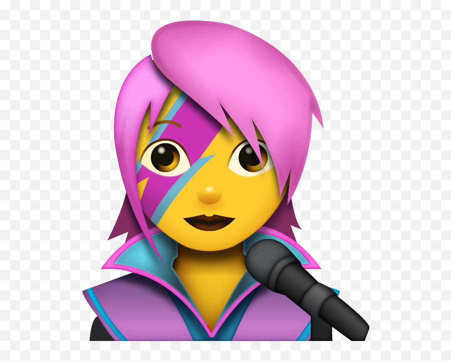 Girl Singer Emoji Free Download All - Woman Singer Emoji Png,Sing Png