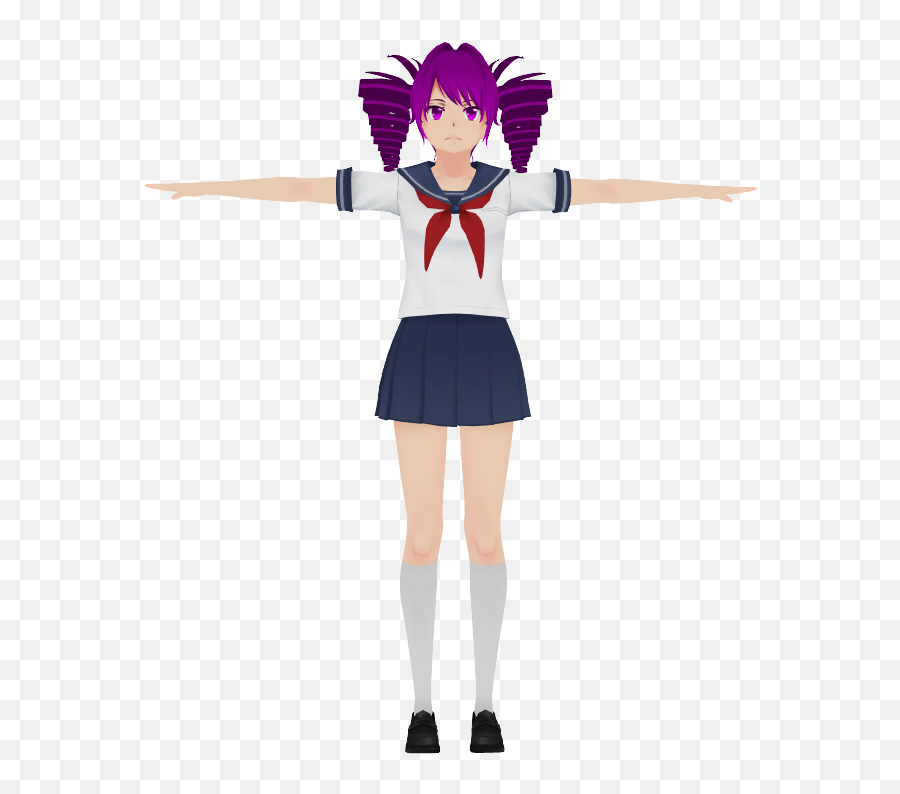 Download Kokona From Yandere Simulator - Yandere Simulator Characters Kokona Png,Waifu Png