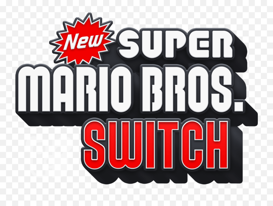New Super Mario Bros - New Super Mario Bros Switch Logo Png,Super Mario Bros Logo
