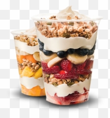 Foodcuisinedishfruit Saladsundaedes 665084 - Png Yogurt Parfait No Background,Fruit Salad Png