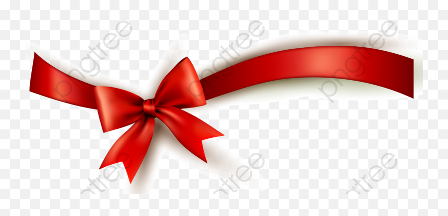 Red Ribbon With Gift Transparent Background - Ribbon Png Transparent Background Gift Ribbon Png,Red Ribbon Transparent
