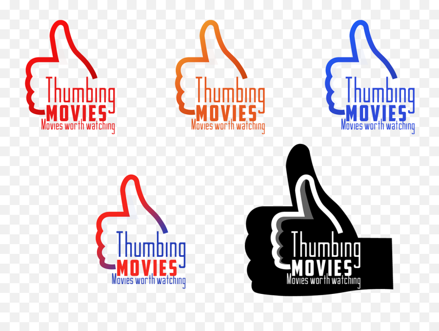 Thumbing Movies Logo Design - Graphic Design Png,Movies Logo