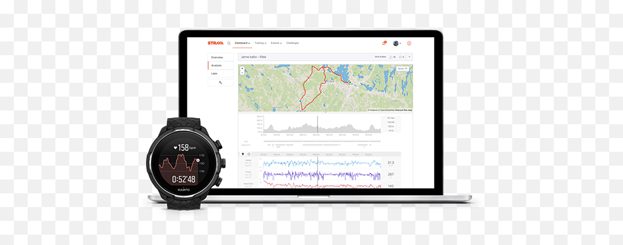 Connect Your Suunto Watch With Strava The Network For - Suunto Strava Png,Watch Transparent Online