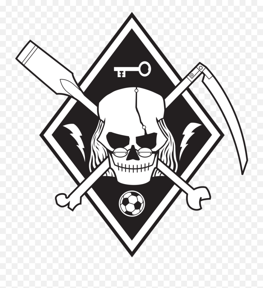 Skull And Crossbones Png Transparent Background - Clipart Sons Of Ben Logo,Skull Crossbones Png