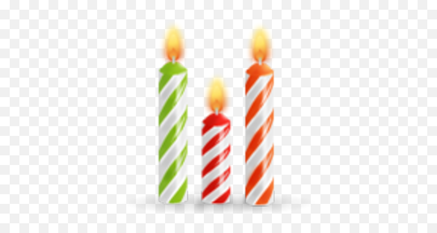 High Resolution Birthday Candles Png Icon 31032 - Free Orange Birthday Candle Transparent Background,Candles Png