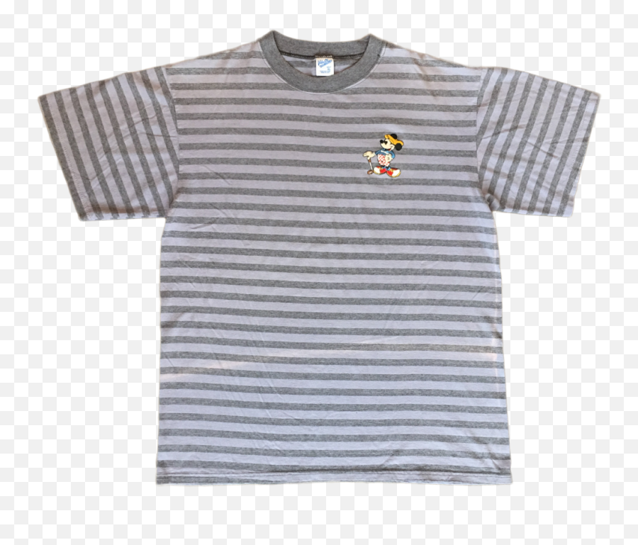 80u0027s Mickey Mouse Striped Golf T - Shirt U2014 Animals Png,80s Png