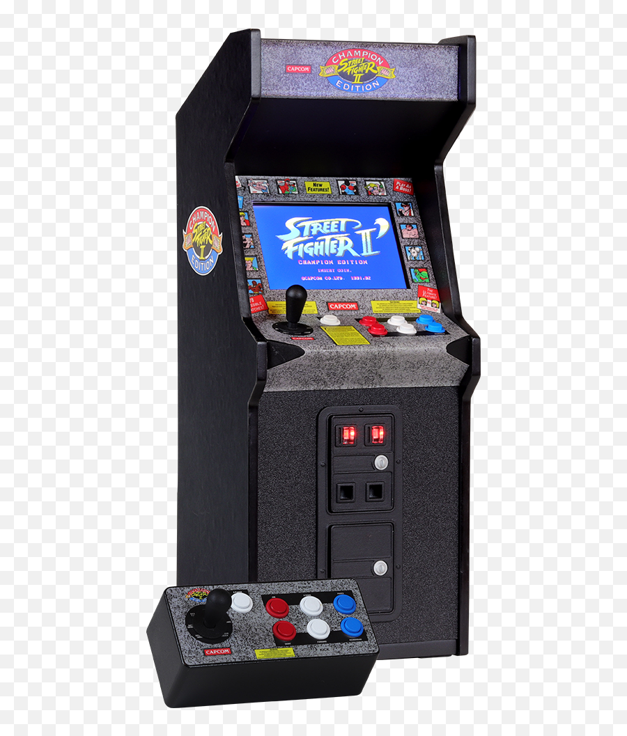 Street Fighter Ii Champion Edition Replicade Replica Arcade Cabinet - Mini Arcade Street Fighter 2 Png,Arcade Machine Png