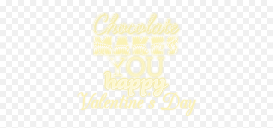 Chocolate Makes You Happy Valentineu0027s Day By Blender Games - Language Png,Valentine Day Logo