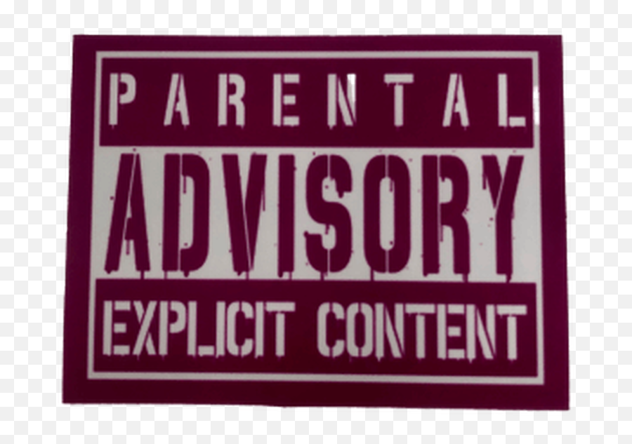 Parental Advisory Vinyl Sticker - Starbucks Png,Parental Advisory Transparent