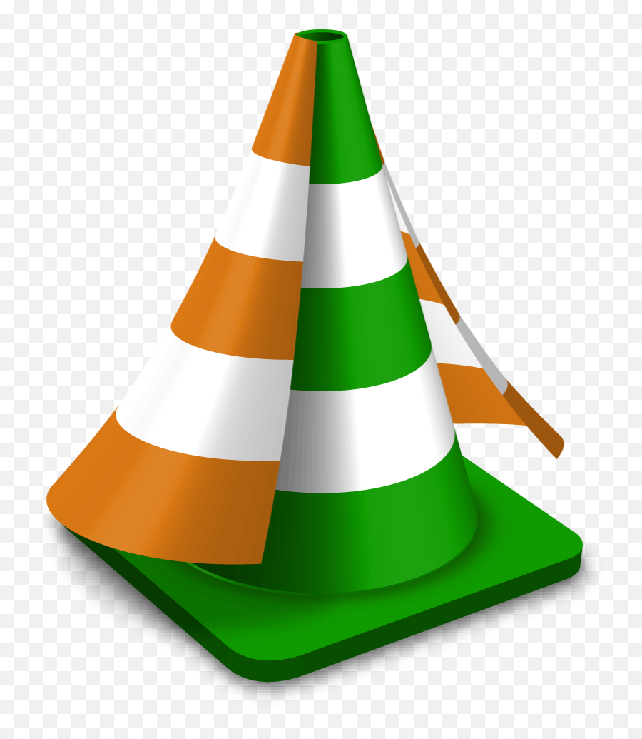 Cone - Vlc Media Player Green Png,Cone Png