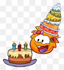 Birthday Hat Png Clipart - Clip Art Library Club Penguin Happy Birthday Png,Happy Birthday Hat Png