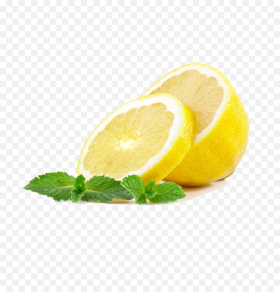 Sliced Lemon Png Transparent - Lemon Slice Transparent Background,Lime Transparent Background