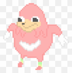 Pixilart - Uganda Knuckles by nikalz Pixel Art png