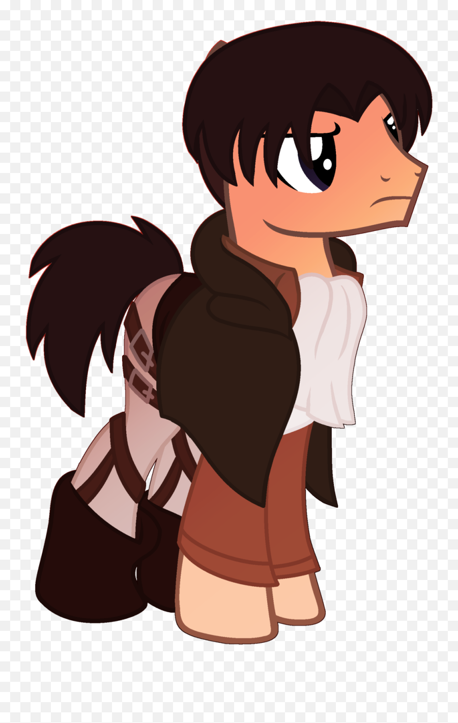 Download Hd Leanne264 Attack - Mlp Attack On Titan Png,Levi Png