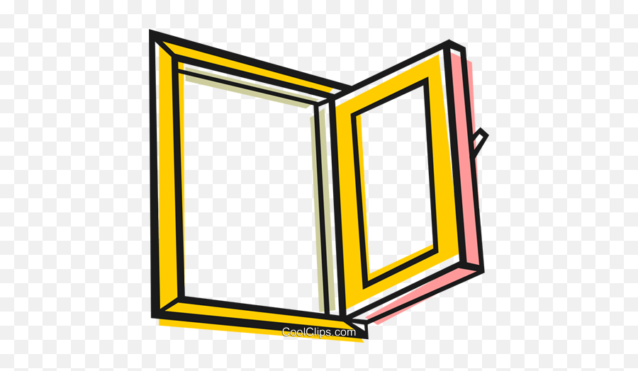 Download Hd Open Window Royalty Free Vector Clip Art - Open Window Illustration Clipart Png,Open Window Png