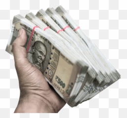 India Currency Hand - Indian Money Images Hd png