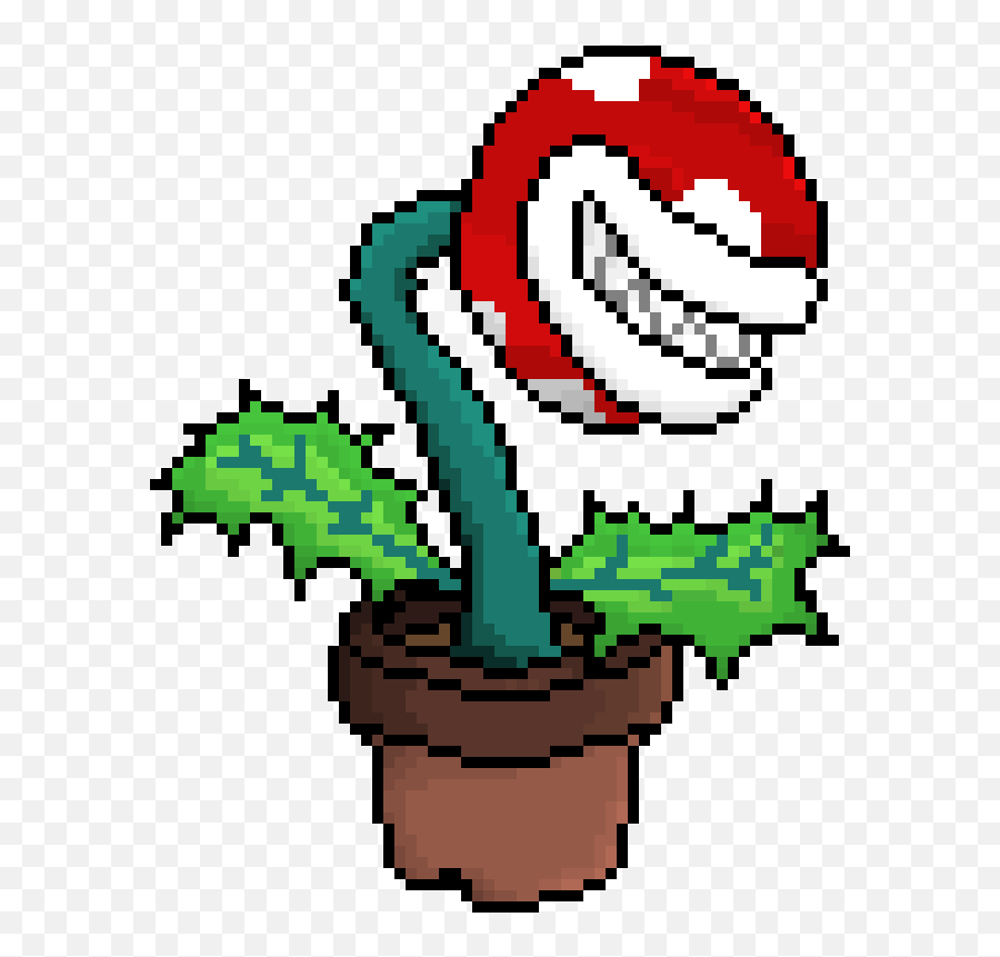 Piranha Plant Pixel Art Maker - Darbar Mai Heer Png,Piranha Png