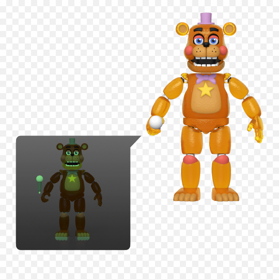 Action Nights - Rockstar Freddy Action Figure Png,Freddy Fazbear's Pizza Logo