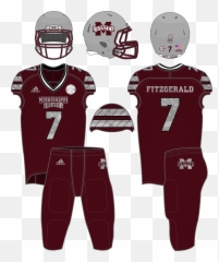 Football Uniform History - Mississippi State University Black png
