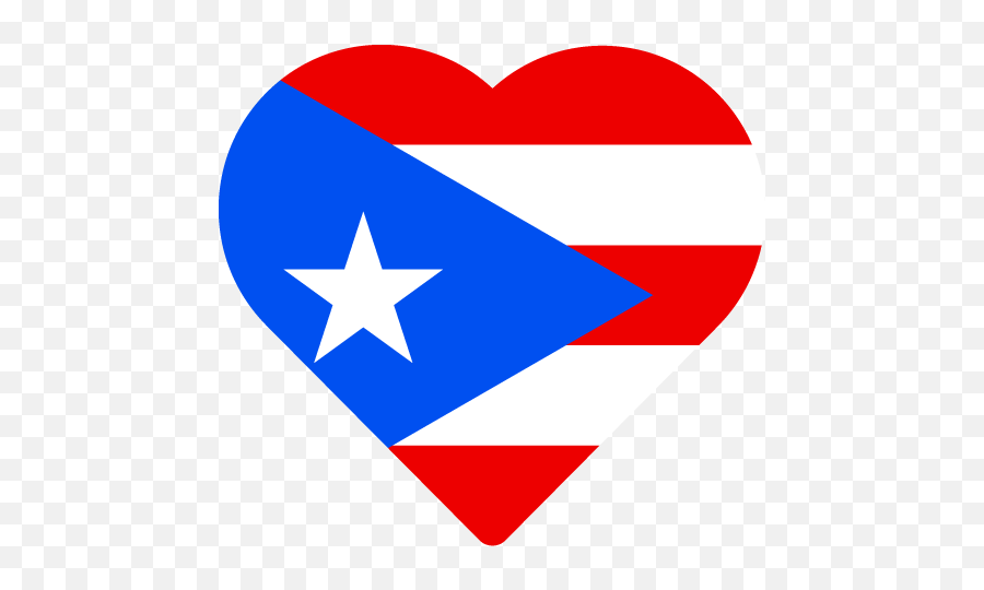 Vector Country Flag Of Puerto Rico - Heart Vector World Flags Heart Puerto Rican Flag Png,Trinidad Flag Png