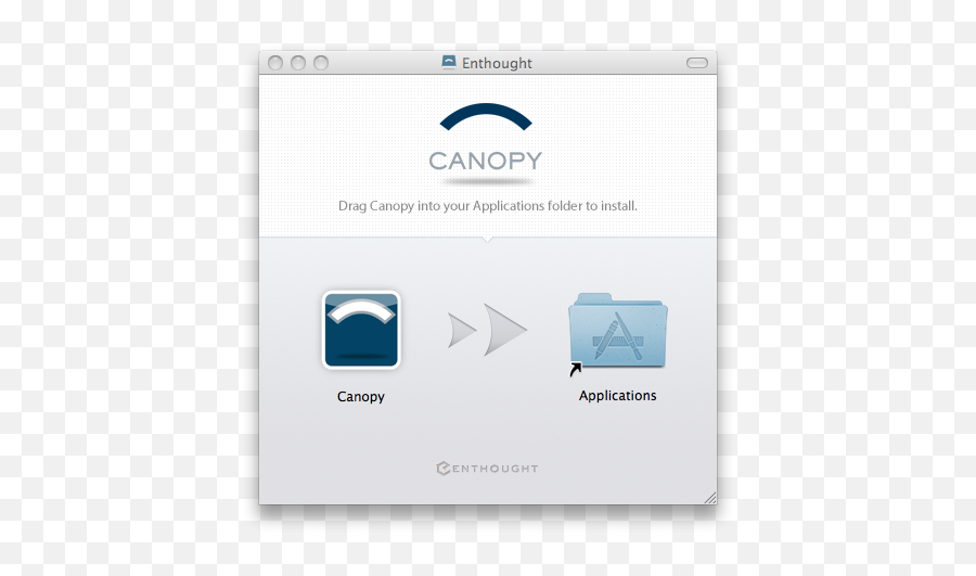 Mac Osx Installation Canopy 2 - Mac Install Png,Mac Application Folder Icon