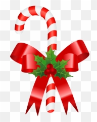 Christmas Candy Cane Gift Transparent Png Clip