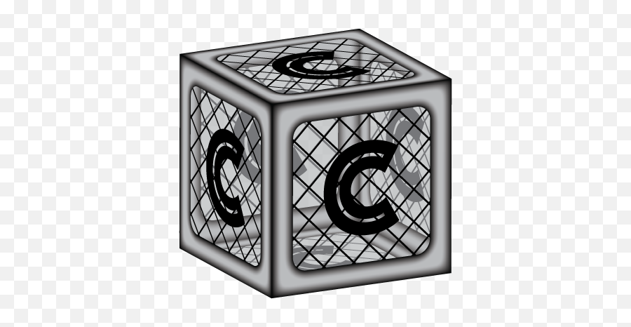 3d Cage Block - Letter C L Cube Letter Png,Cage Transparent