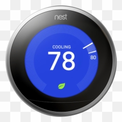 Google Nest Thermostats - 80 Degree png