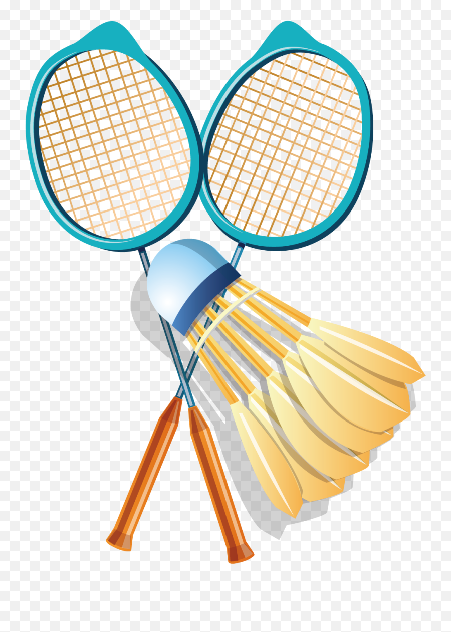 Badminton Racket Shuttlecock - Transparent Background Badminton Clipart Png,Badminton Png