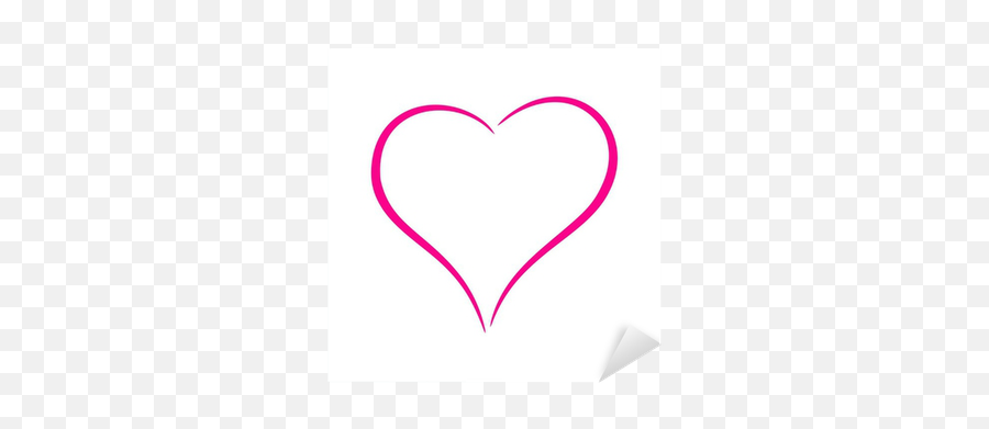 Sticker Pink Heart - Pixershk Girly Png,Hartje Icon