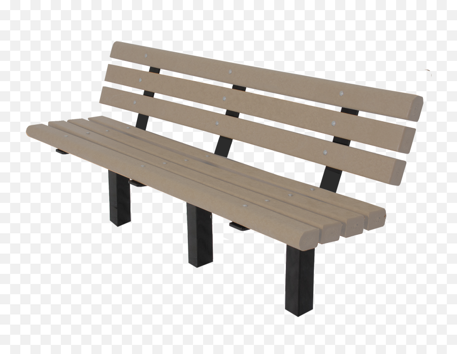 Download Hd Trail Bench With Back In Park - Trail Benches Bench Png,Bench Png