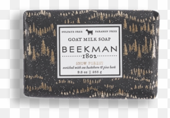 Snow Forest Goat Milk Soap - Label png