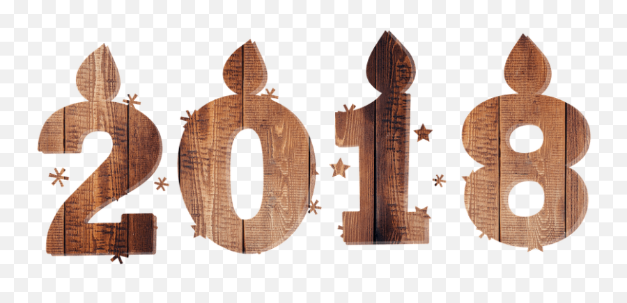 Happy New Year Transparent Png - Happy New Year 2018 Art,New Year 2018 Png
