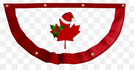 Christmas In Canada Bunting 2s - Flag png