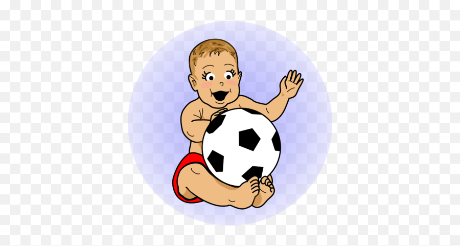 Baby Playing Image Soccer Clip Art Png - Clipartix Baby Playing Football Clipart,Baby Clipart Png
