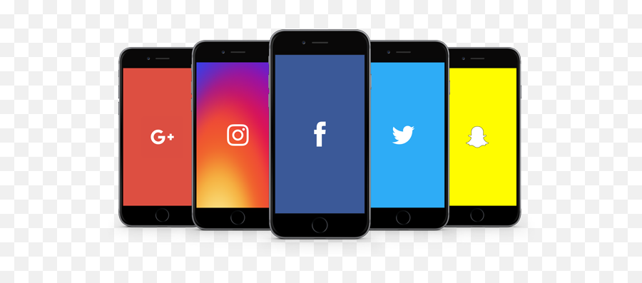 Social Media - Social Media In Phone Png,Social Media Pngs