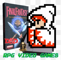 Final Fantasy I White Mage Du0026d 5e U2013 Blog Of Characters - Final Fantasy 1 Png,Mage Png