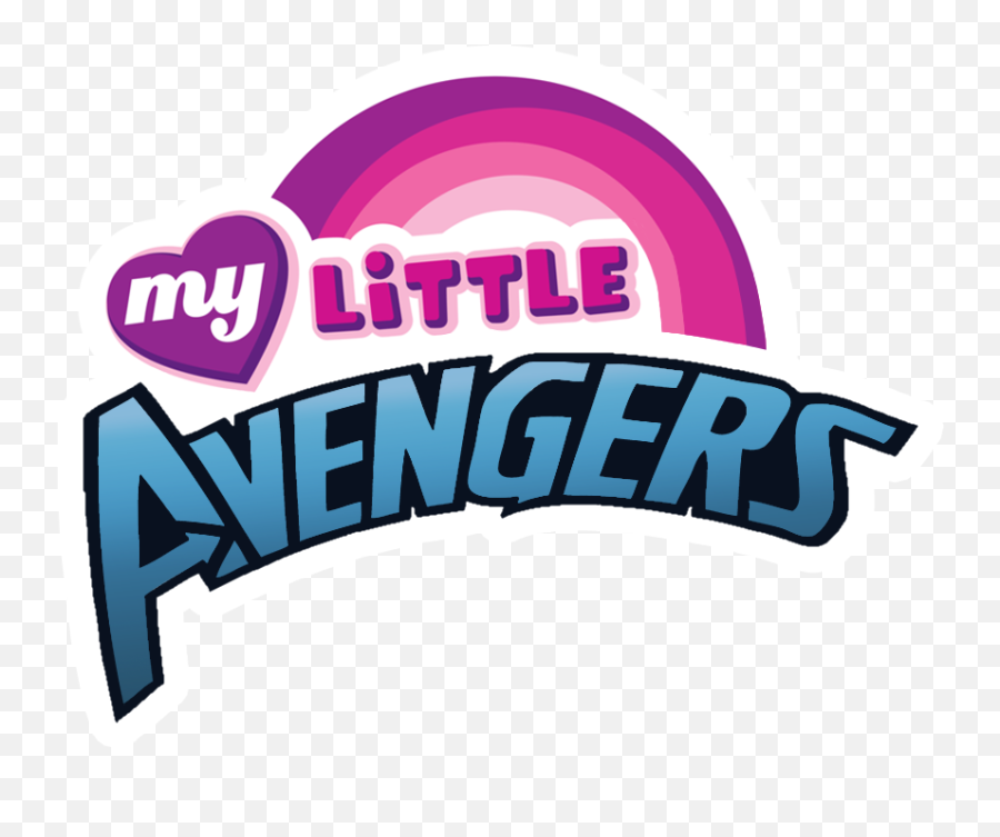 Robin Tronchon My Little Avengers - Logo My Little Avengers Png,The Avengers Logo Png