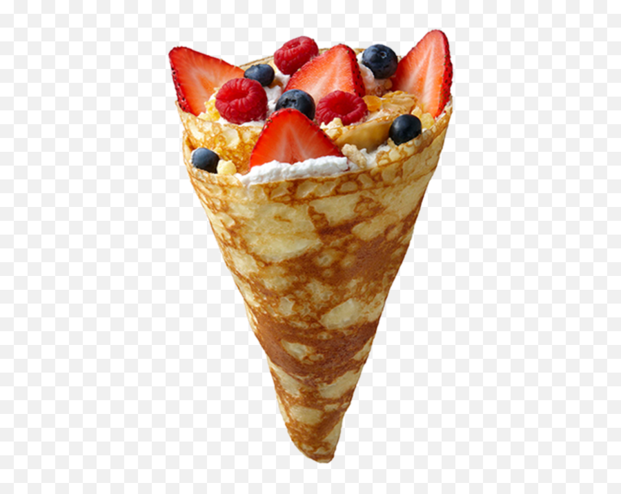 Crepe Png - Crepe Ice Cream Cone,Crepes Png