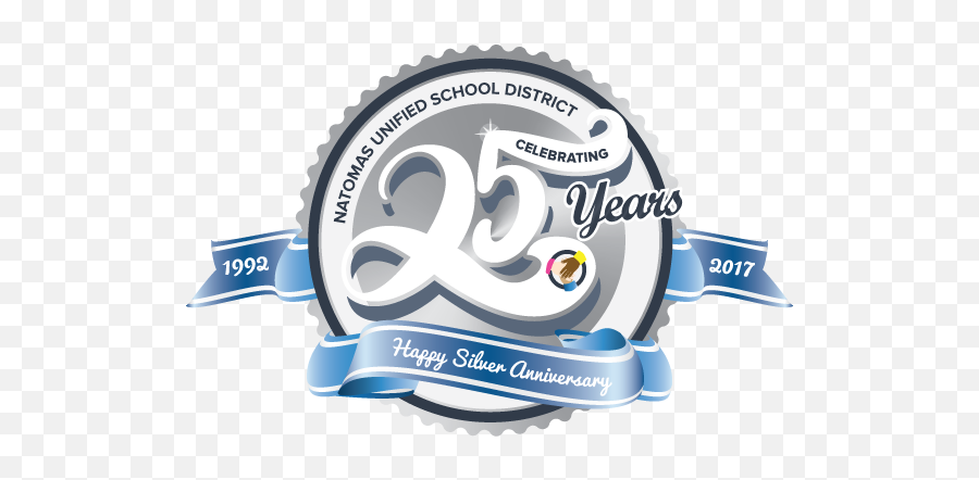Download Nusd 25th Anniversary Logo - High School Silver Anniversary Png,School Png