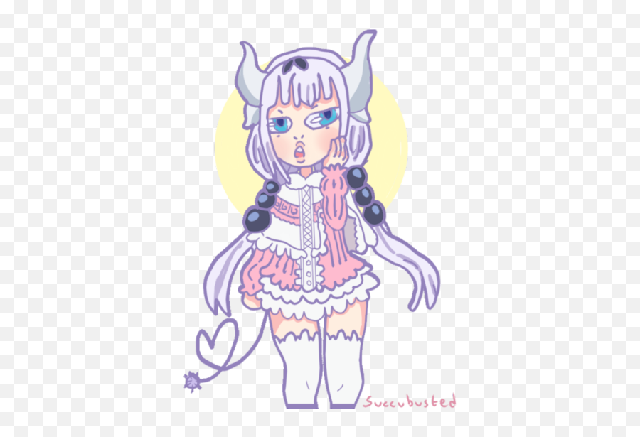 I Love Dragon Maid - Cartoon Png,Kanna Png