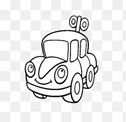 Download A Toy Car Coloring Page - Picture Of png
