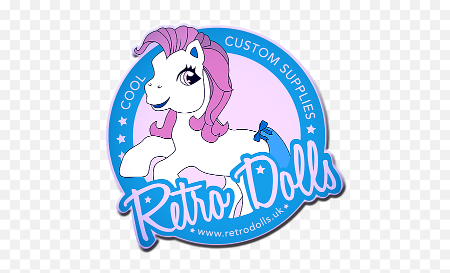 Retro Dolls Uk My Little Pony - Mane Png,My Little Pony Logo