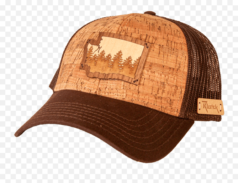 Treeline Wood Inlay Cork Trucker Cap - Baseball Cap Png,Treeline Png