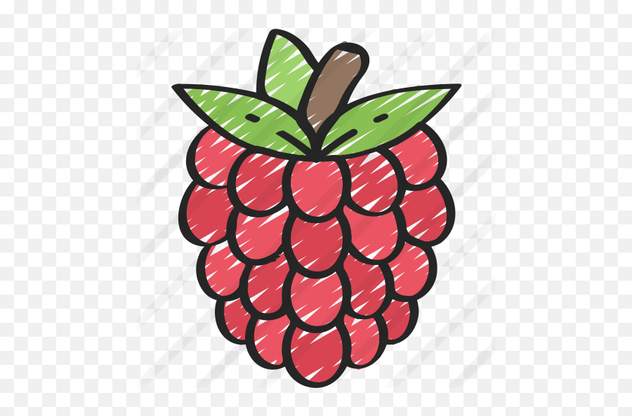Raspberries - Clip Art Png,Raspberries Png